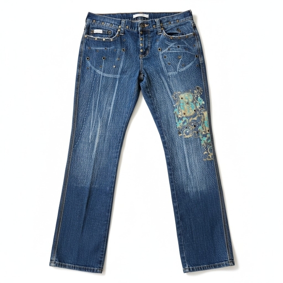 Baby Phat Denim - Baby Phat Retro Embellished Jeans Sz 9